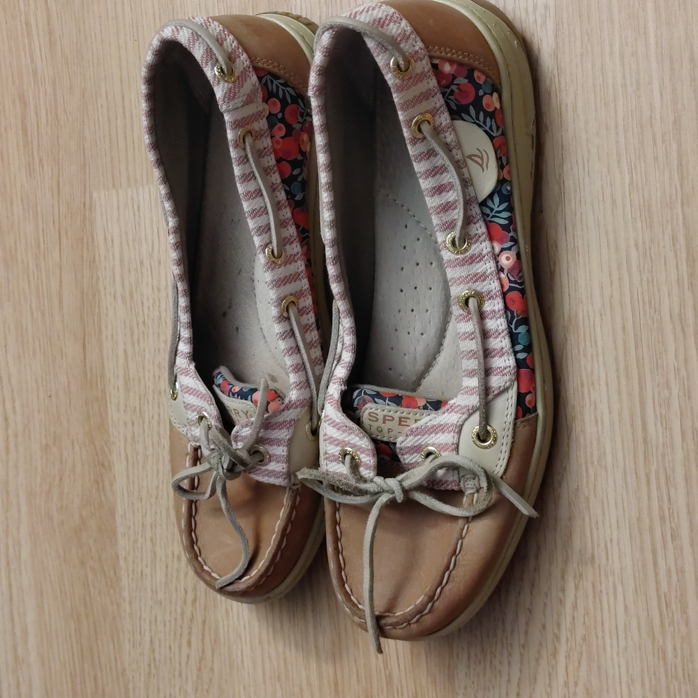 Sperry Top-Siders Angelfish Liberty Floral. Leather Comfy - Picture 3 of 9